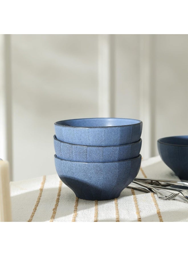 Stone Lain Rio 12Piece Dinnerware Set Stoneware Blue - Image 4