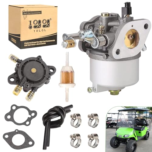 10L0L Carburetor Fuel Pump Kit for EZGO Golf Cart TXT Medalist Marathon 1991-up 4-Cycle with 295cc Engines, Replace OEM 72840-G01 26645-G01 72558-G02 26726-G01 26727-G01 603901 17553 - Image 1