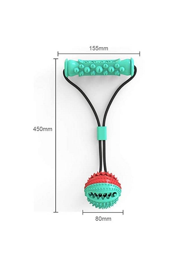 Dog Tug-Of-War Pull Chew Toys For Aggressive Chewers Food Dispensing Ball Toys For Puppy And Dog Training - Multicolor - Image 5