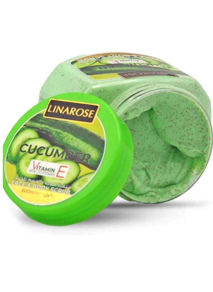 LINAROSE - Face And Body Scrub Cucumber 600 ml - Image 1