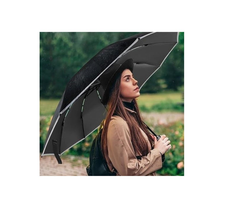 ديكو مظلة زجاجة | مظلة أنيقة صغيرة الحجم مقاومة للرياح للرجال والنساء | هدية مميزة محمولة للسفر والمكتب والاستخدام اليومي - Image 1