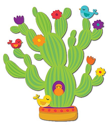 Eureka Cactus Themed Decor Classroom Decorations,18'' x 0.1'' x 28'', 37pc - Image 4