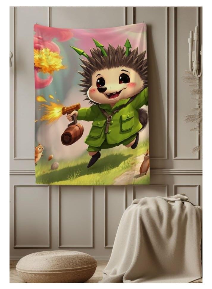 عام بطانية رقيقة من الفانيلا الكرتونية للأطفال والرضع (دافئة ومريحة، ومناسبة للنوم والألعاب) 70 سم * 100 سم - 986 - Image 3