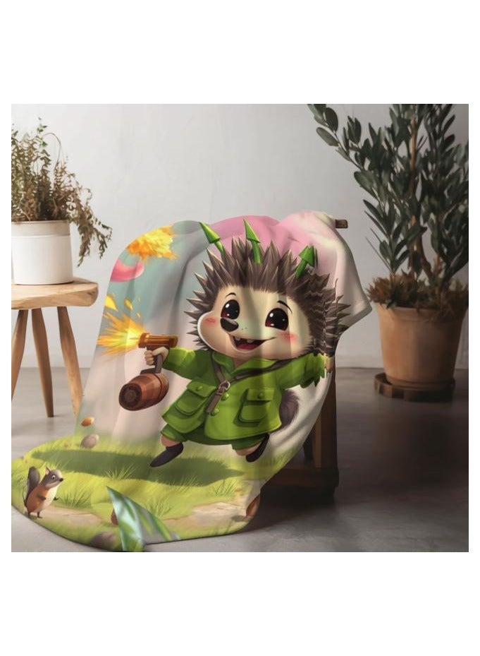 عام بطانية رقيقة من الفانيلا الكرتونية للأطفال والرضع (دافئة ومريحة، ومناسبة للنوم والألعاب) 70 سم * 100 سم - 986 - Image 5