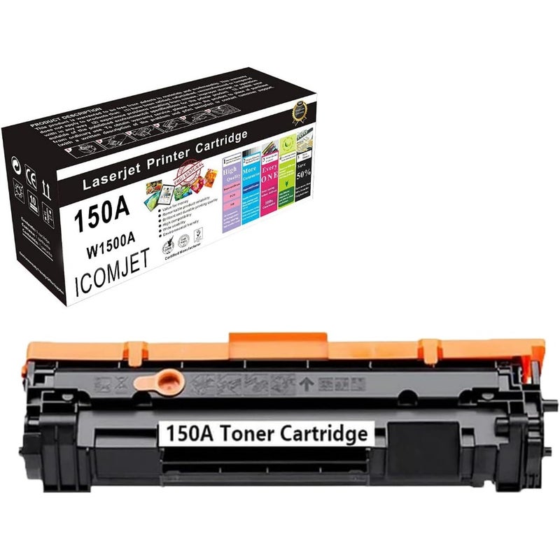 150a Compatible Toner Cartridge Replacement for HP 150A W1500A Work for LaserJet Pro M111a M111w LaserJet Pro MFP M141a M141w M111 M141 Printer 1 BLACK - Image 1