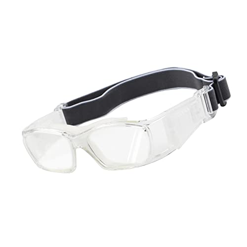 EnzoDate Vintage Basketball Glasses Slimfit Protective Safety Sports Goggles (grey) - Image 1