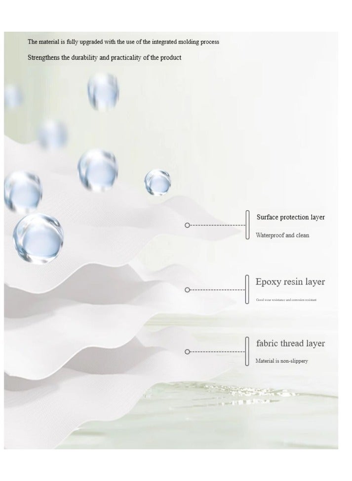 آنا طاولة مفرش مقاوم للخدش ناعم ومتين ومضاد للحرارة ومقاوم للماء والزيت وسهل التنظيف بتصميم بسيط110*160cm - Image 3