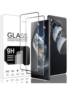 2 Pack Screen Protector For Oneplus 12, 9H Hardness Tempered Glass,2 X Camera Lens Protector,Anti Scratch,Bubble Free,Compatible With Oneplus 12