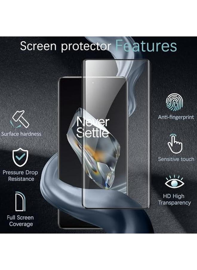 erorex - 2 Pack Screen Protector For Oneplus 12, 9H Hardness Tempered Glass,2 X Camera Lens Protector,Anti Scratch,Bubble Free,Compatible With Oneplus 12 - Image 1