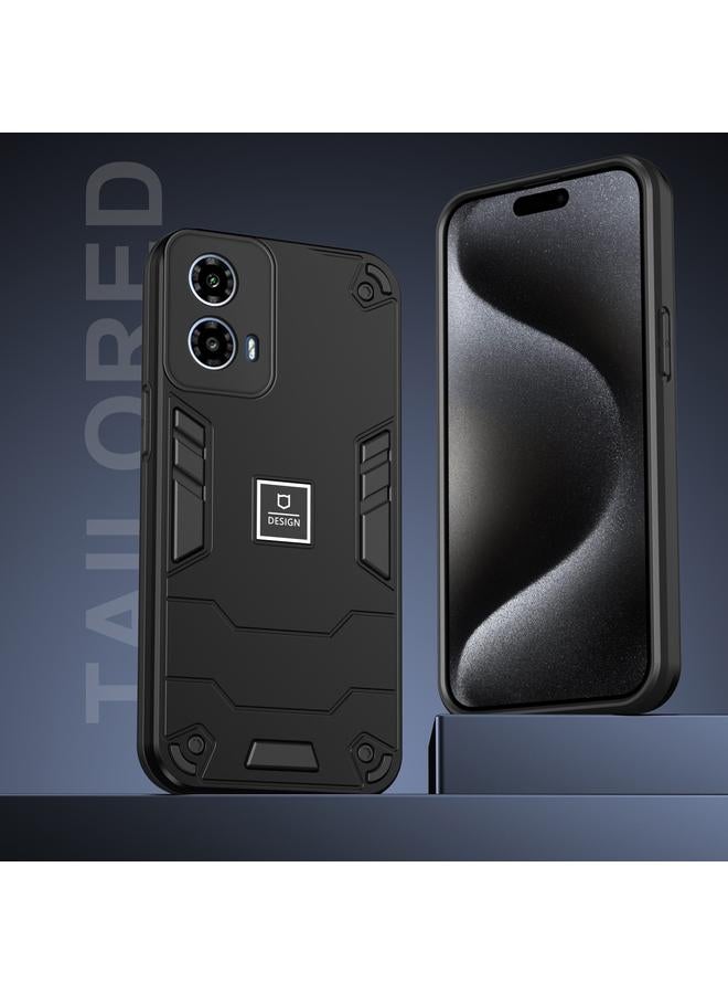 اس-توب جراب لهاتف Motorola Moto G34، جراب هجين مقاوم للصدمات مصنوع من مادة TPU - Image 4