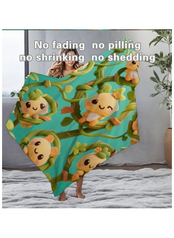 general Flannel thin blanket (warm and comfortable, suitable for sleep, gaming, dust removal and sandproof) 150cm*200cm - 1114 - Image 3