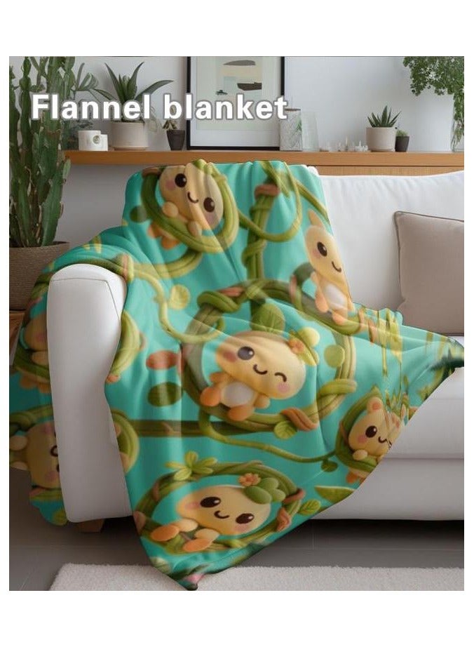 general Flannel thin blanket (warm and comfortable, suitable for sleep, gaming, dust removal and sandproof) 150cm*200cm - 1114 - Image 5