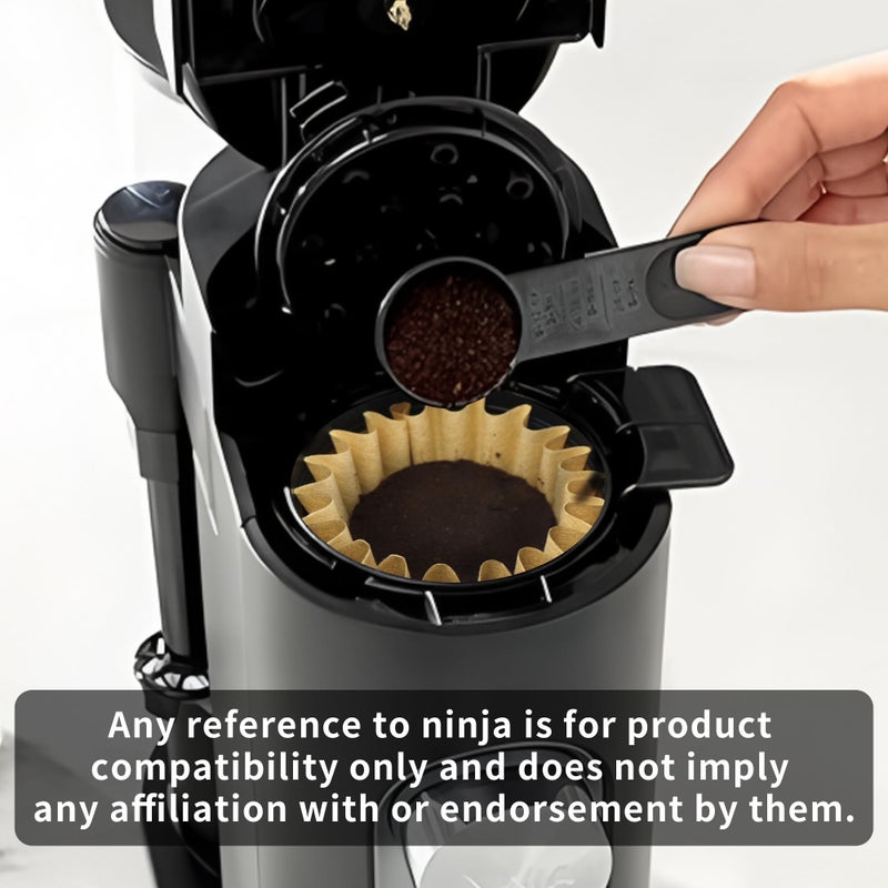 brikinte Disposable Coffee Paper Filters for Ninja Pod & Grounds Specialty Single-Serve Coffee Maker, 150 Pcs Coffee Filter Compatible with Ninja PB051 PB041 Coffee Maker - Image 3