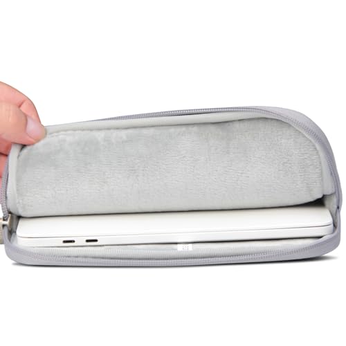 Megoo 10" Laptop Sleeve Case for Microsoft Surface Go 4/3/2 10.5", Samsung Galaxy Tab A9+/A8/S9 11"/S9 FE 10.9", iPad Pro 11"/Air 10.9", Carry Case for 9"-11" Chromebook Tablet(Gray) - Image 3