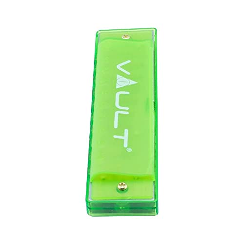 Vault HA500 Key C 10-Hole Diatonic Harmonica/Mouth Organ - Green - Image 4