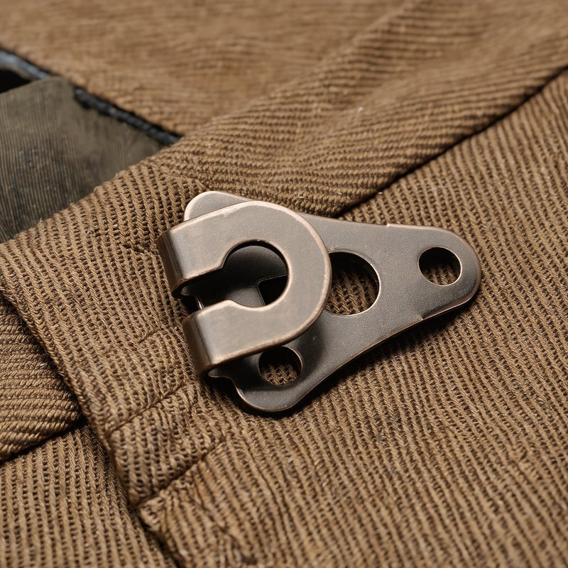 Pants Hooks Pure Copper Silver Sewing Fastener For Trousers Skirts Dress Clothing Craft Supplies - Image 5