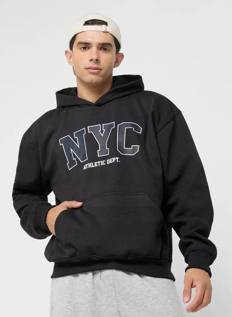 سفنتي فايف Front Graphic Hoodie