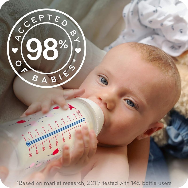 NUK Smooth Flow Anti-Colic Bottle, 10 Oz, 3 Pack - Image 5