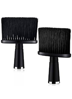 Patelai 2 Pieces Hair Cutting Brush Barber Brush Neck Duster Black Soft Cleaning Face Brush Cleaning Dusting Brush Hair Styling Fits For Hair Cutting Barber And Home Use  - Image 2