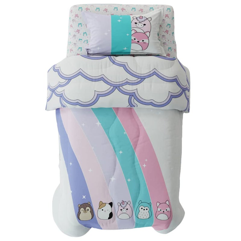 Franco Squishmallows Luxury Bedding Super Soft Premium Comforter with Sham 3 Piece Twin Size 100 Cotton Official Squishmallows Product