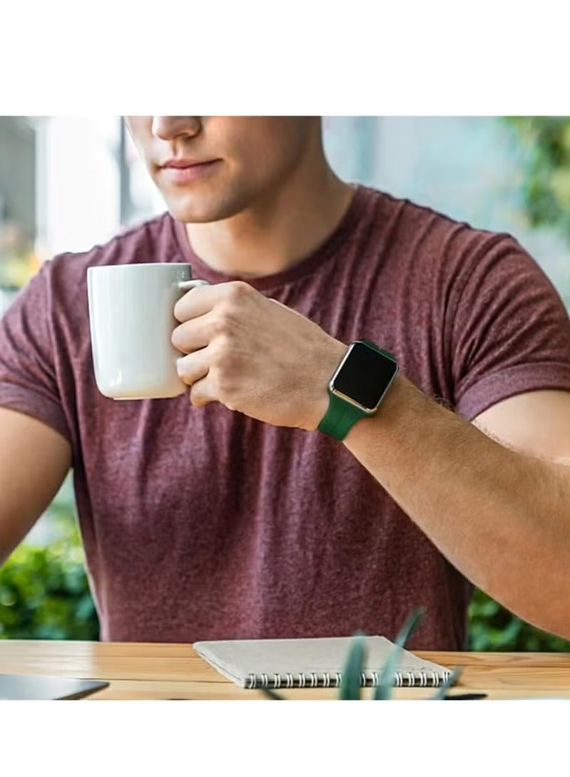UMIXPRO Apple Watch Band 38mm 40mm 41mm Quick Release Skin Friendly Soft Silicone Sport Watch - Image 4