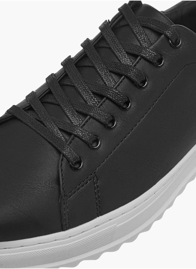 LBL by Shoexpress Men Solid Lace-Up Sneakers  - Image 4