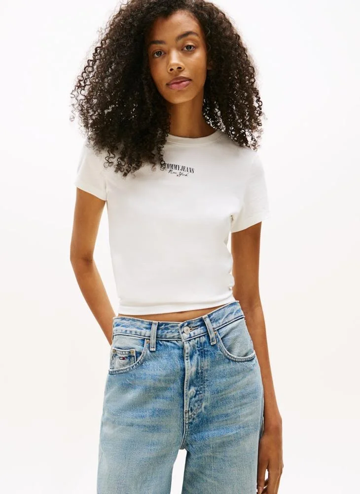 تومي جينز Logo Crew Neck T-Shirt