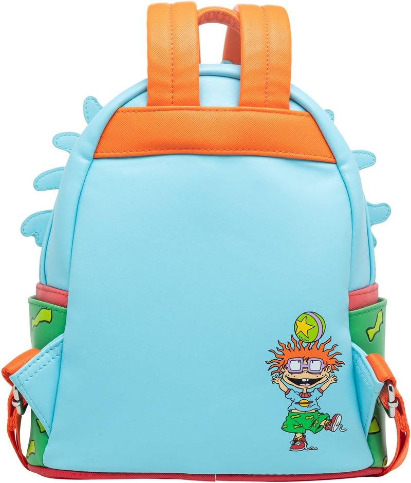 Loungefly حقيبة ظهر نسائية من لاونجفلاي نيكيلوديون روجراتس تشاكي كوسبلاي مع نظارات قابلة للإزالة - Image 3