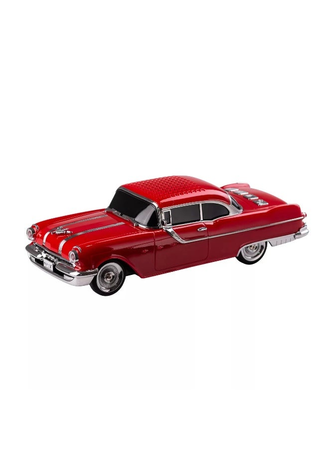 Raxoom Red Wireless Car Bluetooth Portable Speaker with LED Front Light & USB/TF/FM Inputs - Image 1