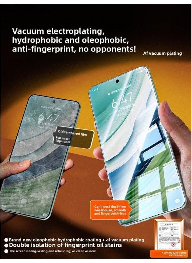 Generic - For Huawei Mate70 Tempered Film Pura70mate60pro Mobile Phone P40p50e Nova13 Vitality-Colour:Second-generation Xuanwu Glass [50 Times Explosion-proof]★Ultra-clear 2 Sets] 100% Well-filmed★Unlock In Seconds Without White Edges*free Finger Cot-Size:For Nova 7 Pro - Image 1