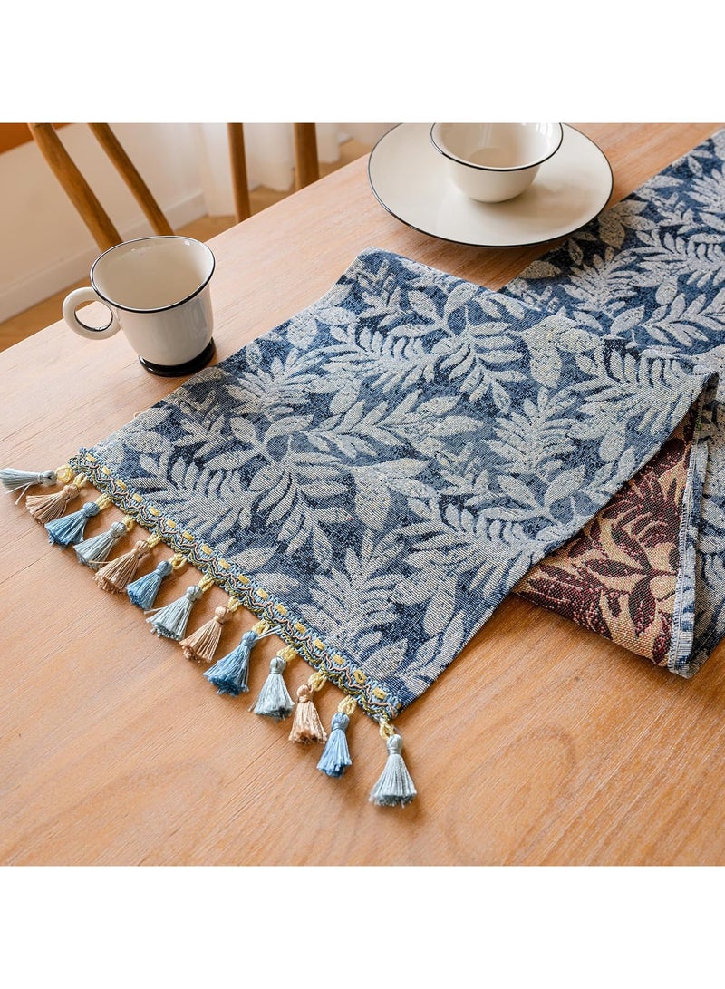American retro long table runner, tea table, table cloth and flag, light luxury jacquard embroidery long tablecloth 30*180cm - Image 4