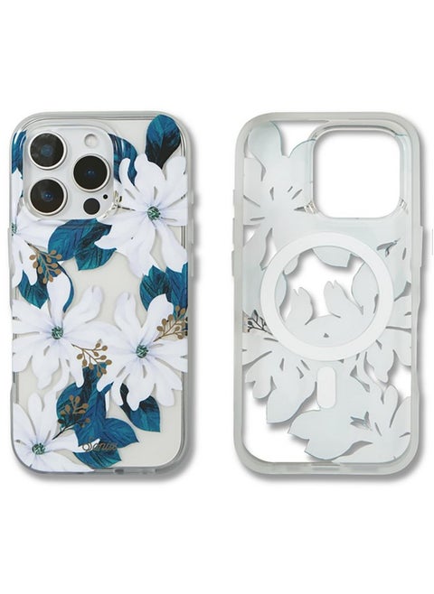 Sonix Case for iPhone 16 Pro | Compatible with MagSafe | 10ft Drop Tested | Delilah Flower