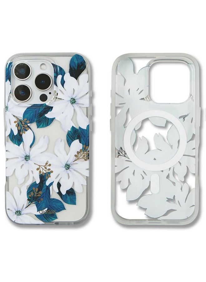 Sonix Case for iPhone 16 Pro | Compatible with MagSafe | 10ft Drop Tested | Delilah Flower