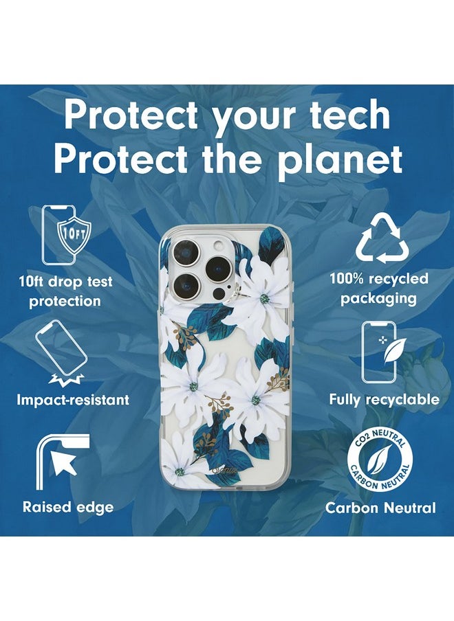 Sonix Case for iPhone 16 Pro | Compatible with MagSafe | 10ft Drop Tested | Delilah Flower