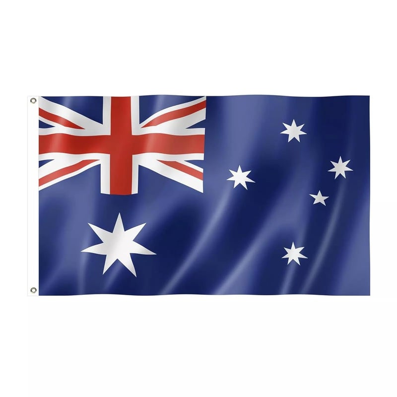 Boolavard World Cup 2026 Flag - Official National Flag 5ft X 3ft Large Double Sided With Brass Eyelets USA Canada Mexico (Australia) - Image 1