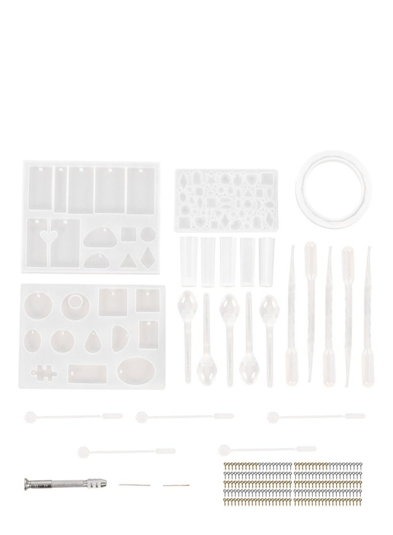 127-Piece Silicone Mould Decorative Craft Jewelry Making Mold  - Image 1