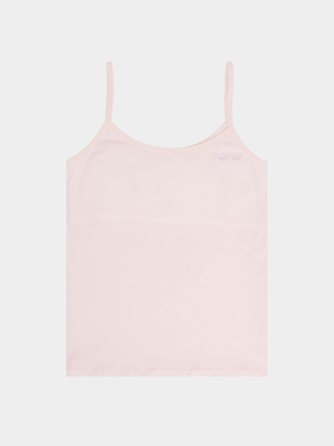 Styli Girls Pink Cotton Vest - Image 1