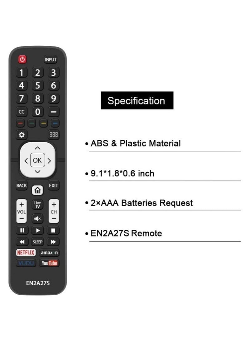 IAF Replacement Remote Control Fit for Sharp LCD HDTV 4K Ultra LED Smart TV LC-40N5000U LC-43N5000U LC-50N5000U LC-50N6000U LC-50N7000U LC-55N620CU LC-65N9000U - Image 2