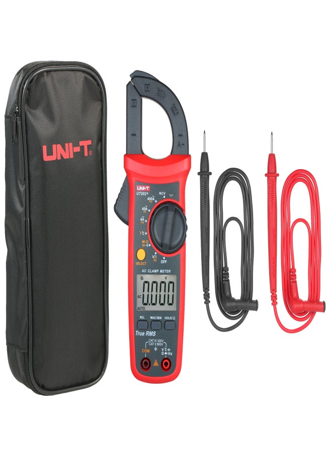 يوني تي UNI-T UT202+ مقياس متعدد رقمي متعدد الاستخدامات ذو 4000 عداد ومقياس جهد ومقياس جهد NCV ومقياس عالمي ومقياس تيار متردد ومقياس درجة حرارة -40~1000 درجة مئوية وقياس القيمة النسبية والسعة - Image 5