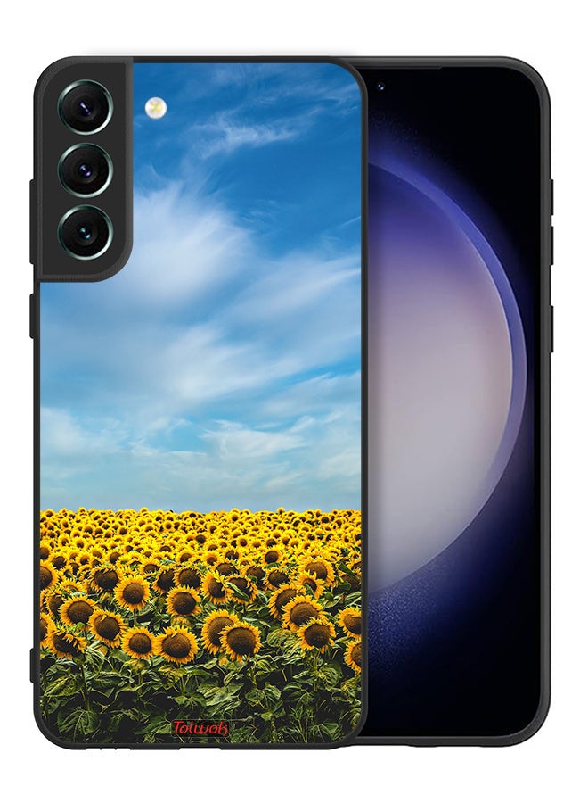 Tolwak Samsung Galaxy S21 Plus 5G Protective Case Cover Sunflowers Under The Sky - Image 2