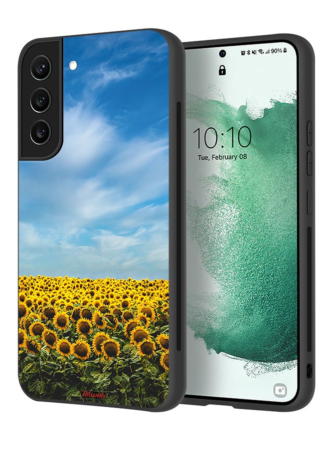Tolwak Samsung Galaxy S21 Plus 5G Protective Case Cover Sunflowers Under The Sky - Image 1