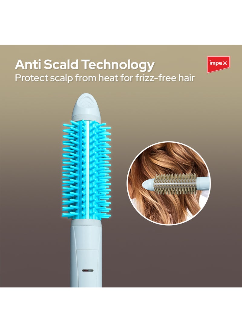 Impex - Ceramic Coated 2 in 1 Hair Straightener,360° Swivel Cord,100mm Ceramic Soleplate,2 Heat Levels,200° Temperature Control,35 Watts,2-Year Warranty-HS 303 - Image 1