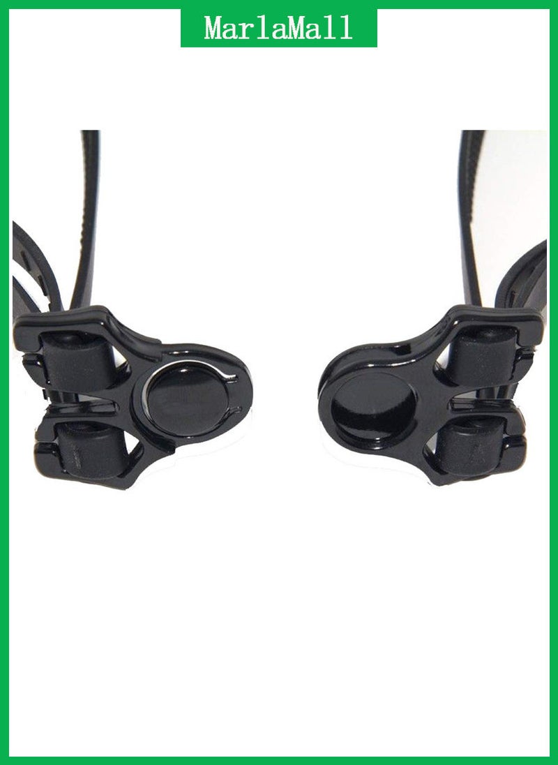 MarlaMall Swim Goggles Swim Cap Sets for Adult Men Women Girls Black - Image 3