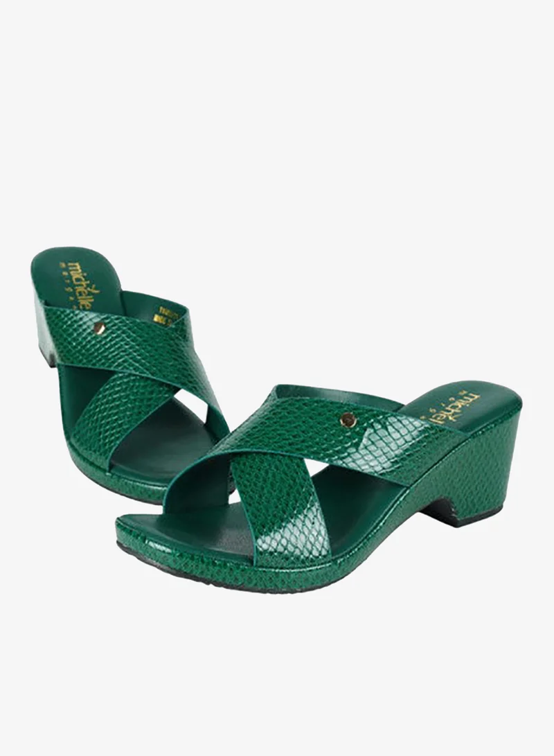 Michelle Morgan Green 092-2943 Michelle Morgan Ladies Sandals 114RJ211 Green for Women | Best Price UAE