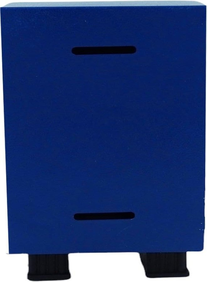 DISHVY® Piggy Bank Money Bank for Kids-Boys and Girls with Lock and Key-2 Compartment Coin Bank (Blue) - Image 4