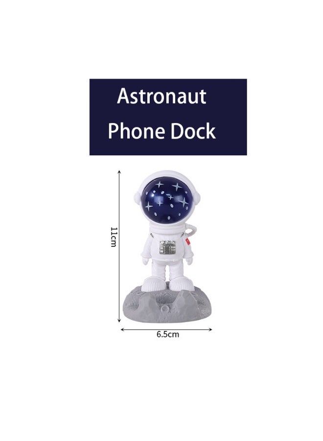 KINGMAZI Astronaut Gift Box Set - 3 Desktop Decor + Bluetooth Speaker & 316 Stainless Steel Smart Thermos | Unique Office/Birthday Gifts for Men - Image 5