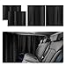 VKQTS 3PCS Larger Size Car Window ShadesUpgraded Car Curtains for Blocking Sunlight Providing Privacy ProtectionEssential Cars Privacy Curtains Includes Rear Window Divider Curtain - Image 2