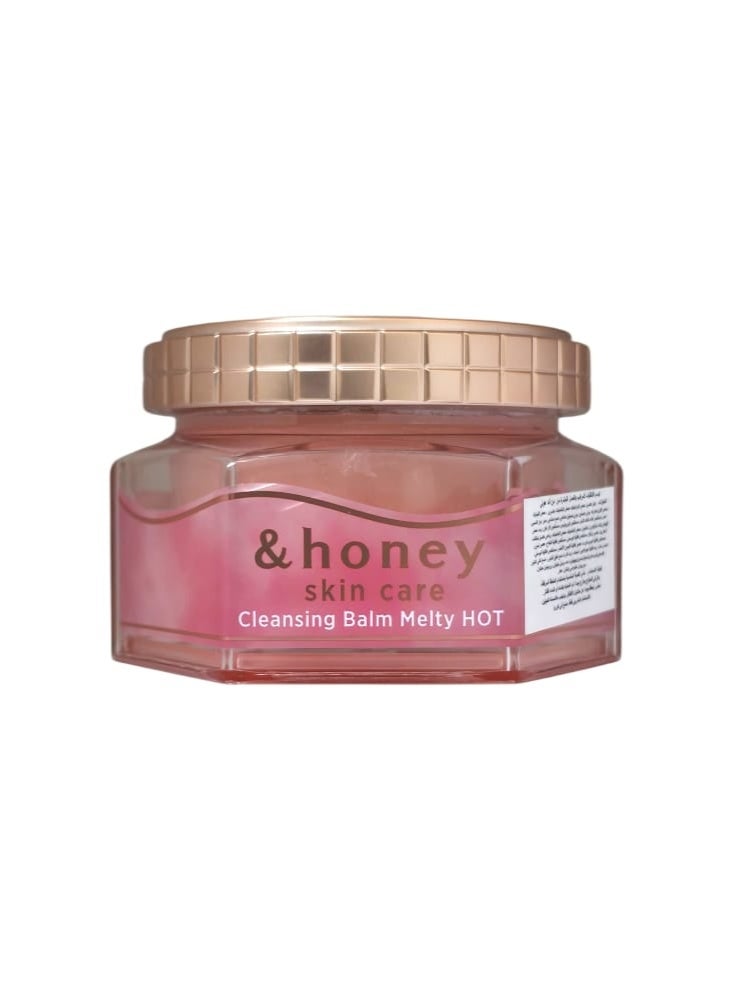 Hot Melt Honey Cleansing Balm 90g, Rose & Honey Scented Bath