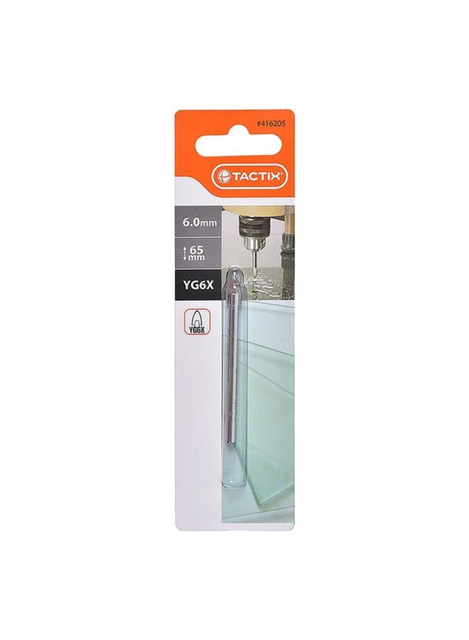Tactix Glass/Tile Drill Bit Chrome 6mm  - Image 1
