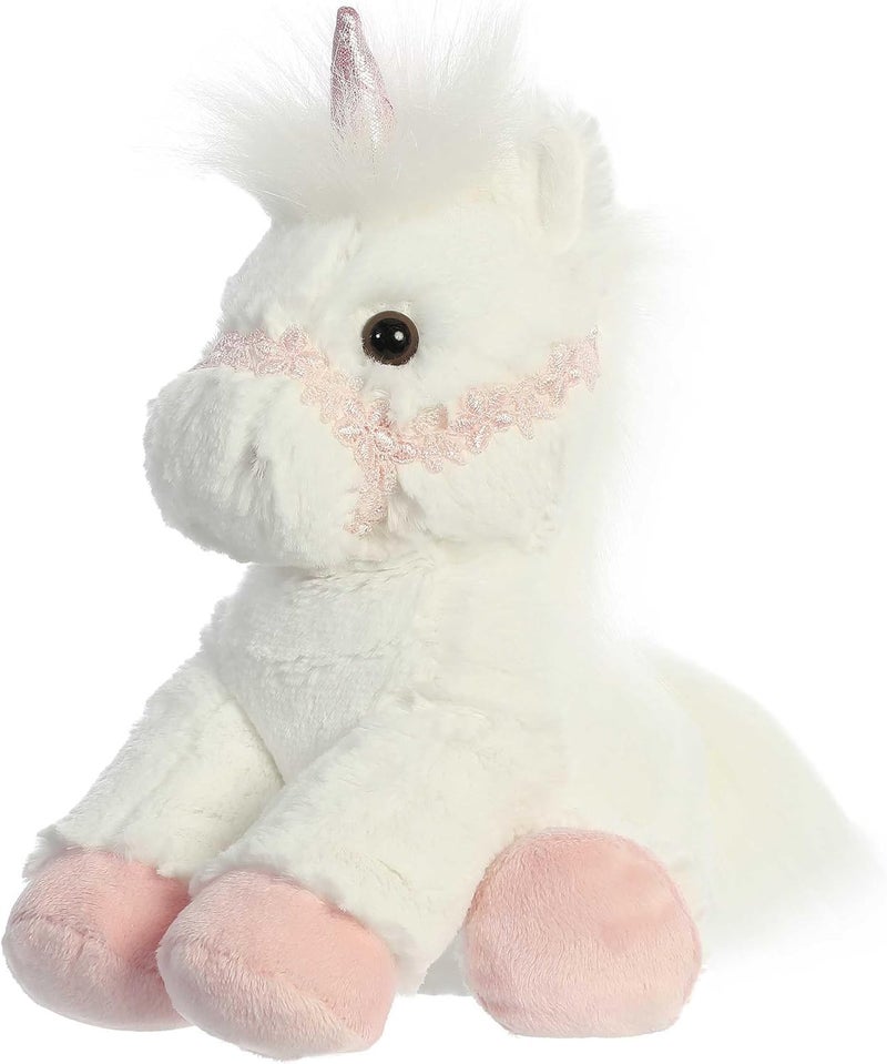 Breyer Aurora Exquisite Unicorn Stuffed Animal  Realistic Detailing  Imaginative Play  Pink and White 11 Inches - Image 5
